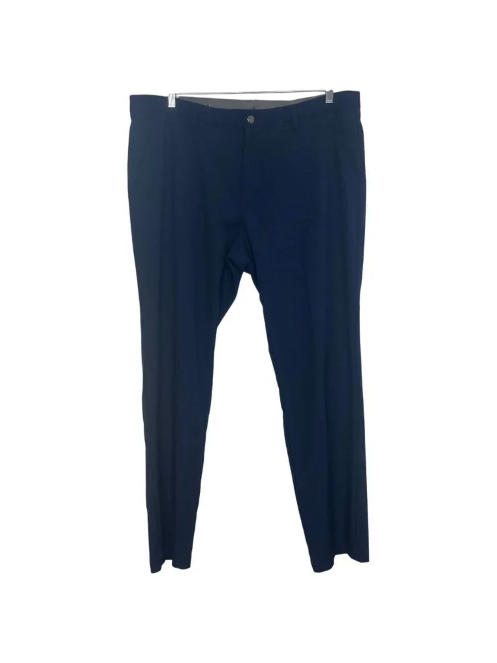 Adidas Golf Pants 40x32 Blue Recycled Polyester Activewear Lightweight